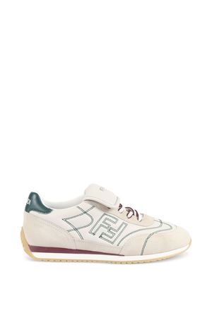 logo-embroidered sneakers FENDI KIDS | JMR562AWK5F1V9Q
